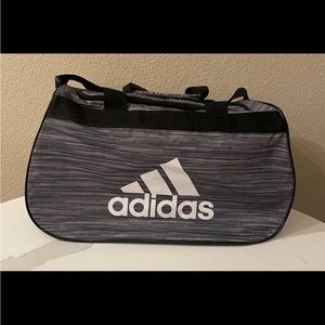 NWOT Adidas Slate Blue Gray Sport Fitness Gym Tote Duffle Bag beach bag